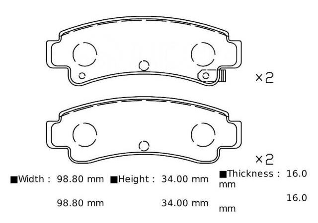 Колодки тормозные PF-2283 aPs1WVLvgpzCwScLk4sx62 - фото 10100