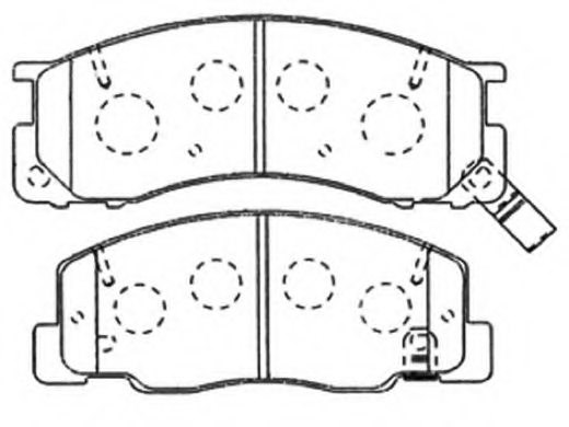 Колодки PF-1405/1399/1273 /04465-28360 EROqFlSJjSYjucXeJ5-kW3 - фото 12146