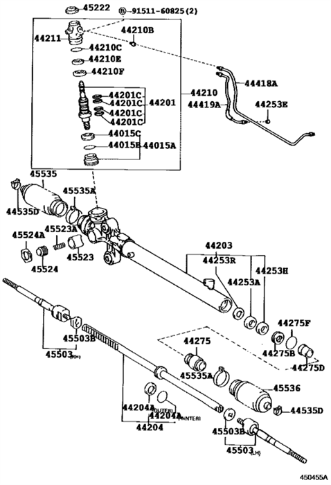 Рулевая рейка -RHD Hiace Regius KCH46/RCH41 /44250-26391 onL4vg36jFH1PDCC0-vHE1