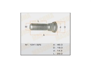 Шпилька колесный 12*1.5 Диаметр ступицы:14MM rbTsZgg8hvVYedxHr8Ddx1