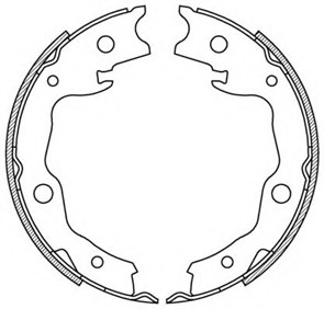 Колодки барабанные FN-0621 GS02805, K1299,