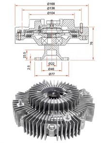 Вискомуфта 1GD/2GD /16210-0E020 mWrN4Sxnh7Vn0LPW5gEik0