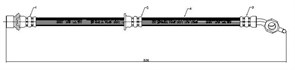 Шланг тормозной -RR  SV41/SV50 /90947-02705 (HOYE) uKC7kxl6iXqCu8RYTxjMs0