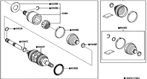 Привод в сборе - FL Land Cruiser 300 FJA300/GRJ300/VJA300 /43420-60240 tBgBD72Og1zsbEg4MgIOS0