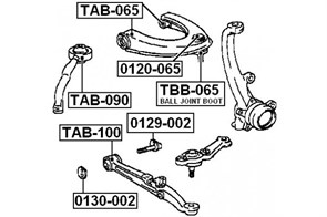 Сайлентблок реактивной тяги GX90/GX100/48655-22030/CVT-30/CVT-18/TAB-090 KRRcTOcSiPqGKKbrXX8WO0