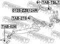 Сайлентблок зад рычага 48725-32250/TAB-278/C9564 cDd2Px9NhsfZGjcoXctt02 - фото 13531