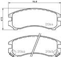 Колодки тормозные PF-2367/D-1066 loXJ2dbdjB0ZqoXcxNjoQ3 - фото 13596